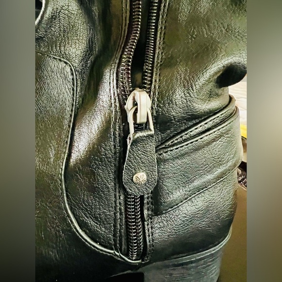 Vera Wang Over the Knee Leather Boots in Black - Style SVEMMABLACK - Size 7.5 - Picture 14 of 16